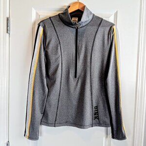 PINK Victoria's Secret Mesh Stripe Zip Pullover